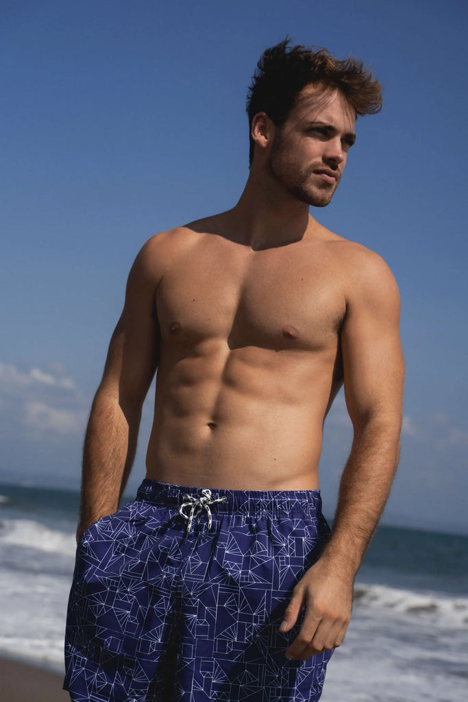 Capri Geo Swim Short by Shore Club Swim is currently available at Rawspice Boutique, South West Rocks.