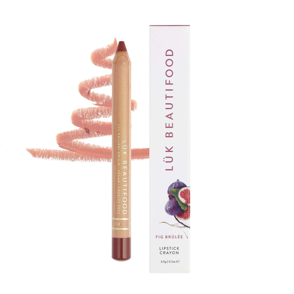 Lipstick Crayon - Fig Brulee by Luk Beautifood available at Rawspice Boutique.