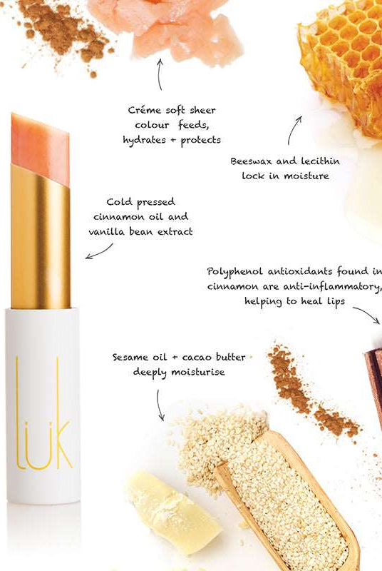 Lip Nourish - Pure by Luk Beautifood available at Rawspice Boutique.