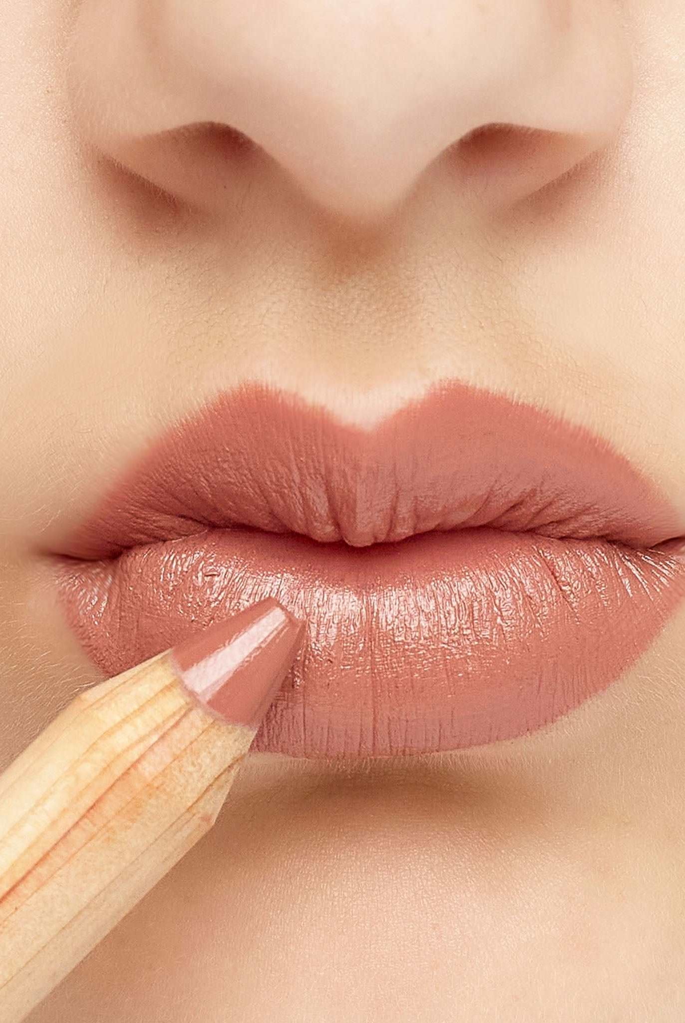 Lipstick Crayon - Caramel Kiss by Luk Beautifood available at Rawspice Boutique.