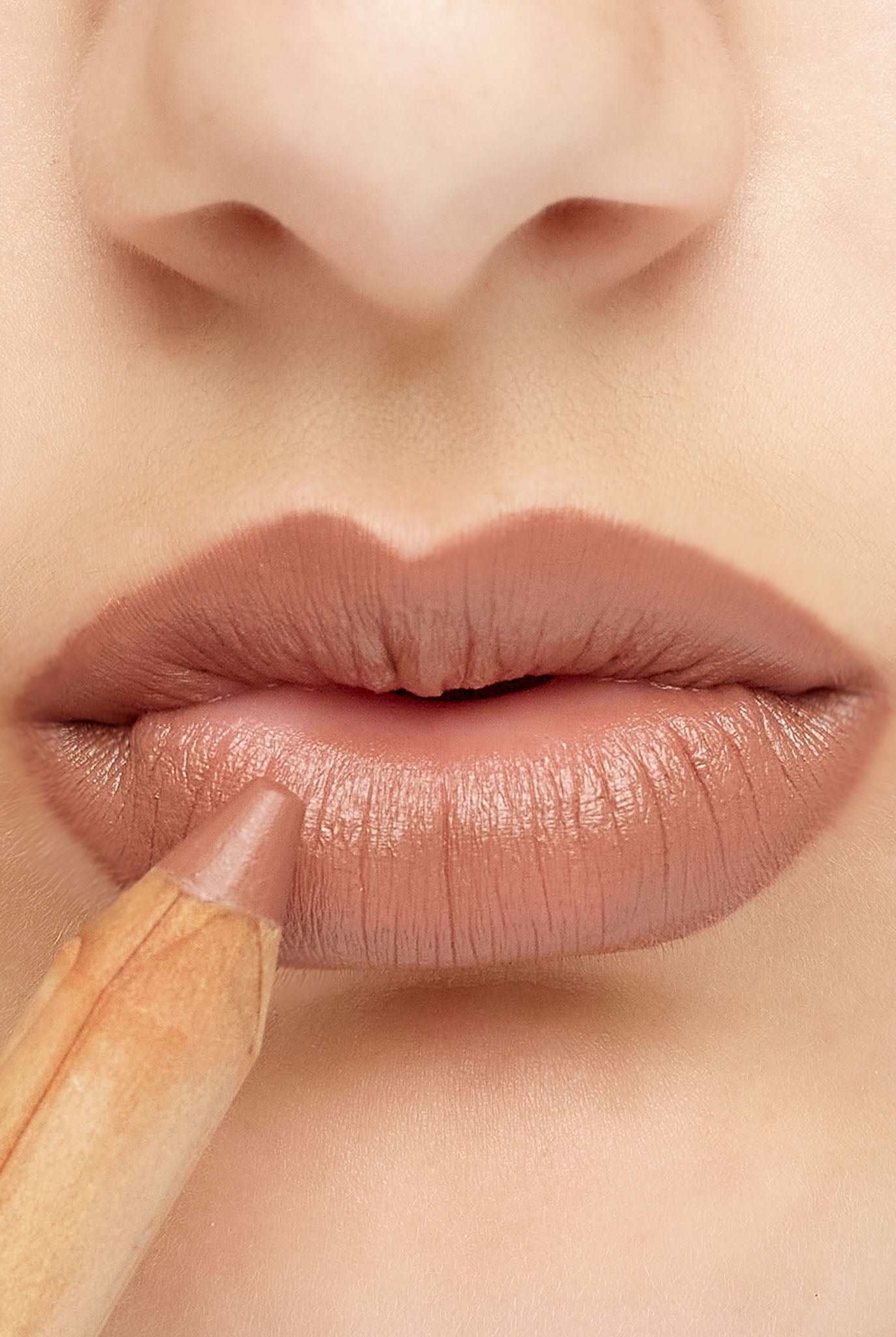 Lipstick Crayon - Fig Brulee by Luk Beautifood available at Rawspice Boutique.