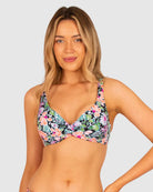 La Fiesta D-DD Twist Bikini Top by Baku is currently available at Rawspice Boutique, South West Rocks.