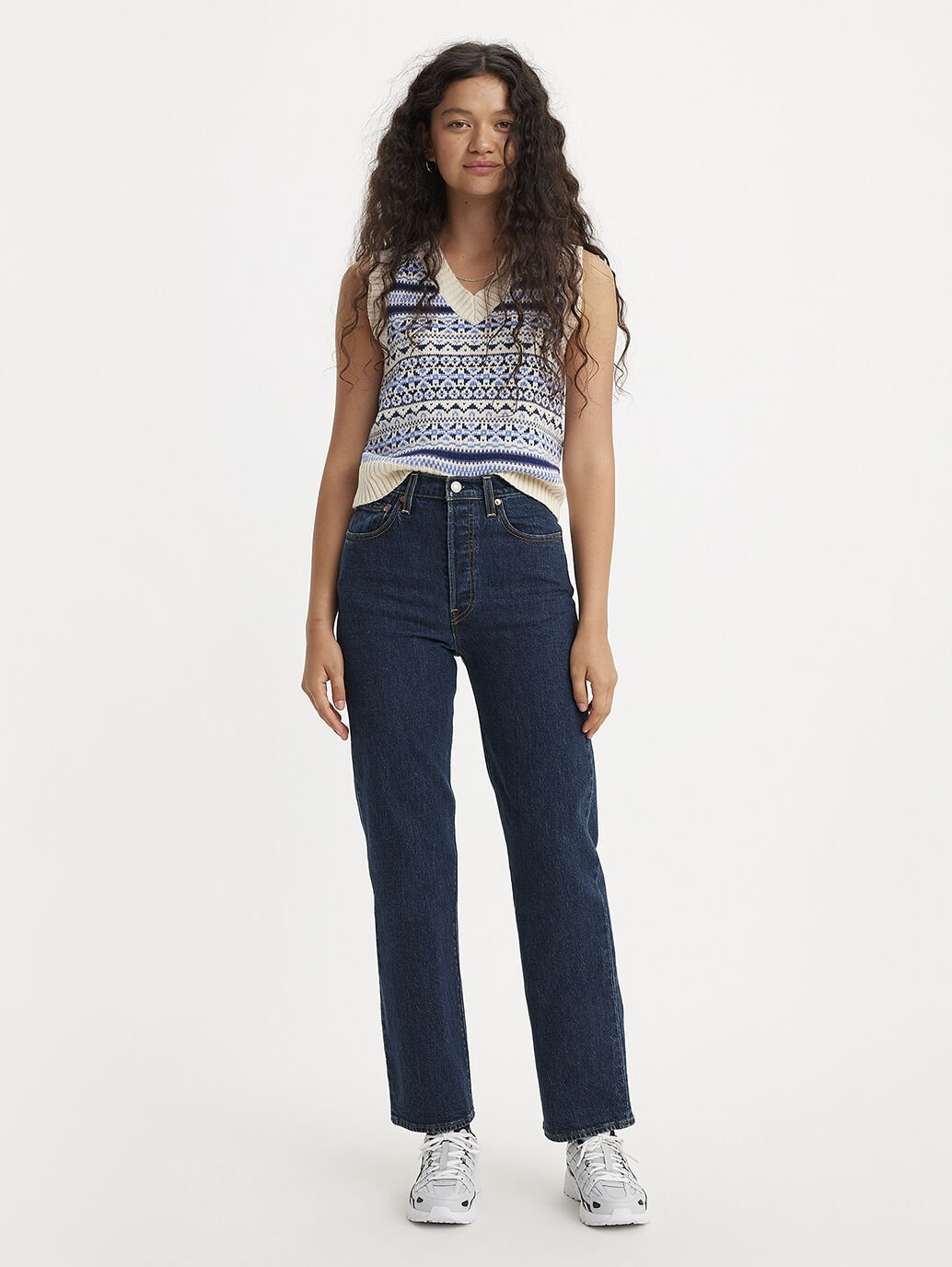 The Salsa Dark Stone WOMEN'S RIBCAGE STRAIGHT ANKLE JEANS by LEVI'S® are currently available at Rawspice Boutique.