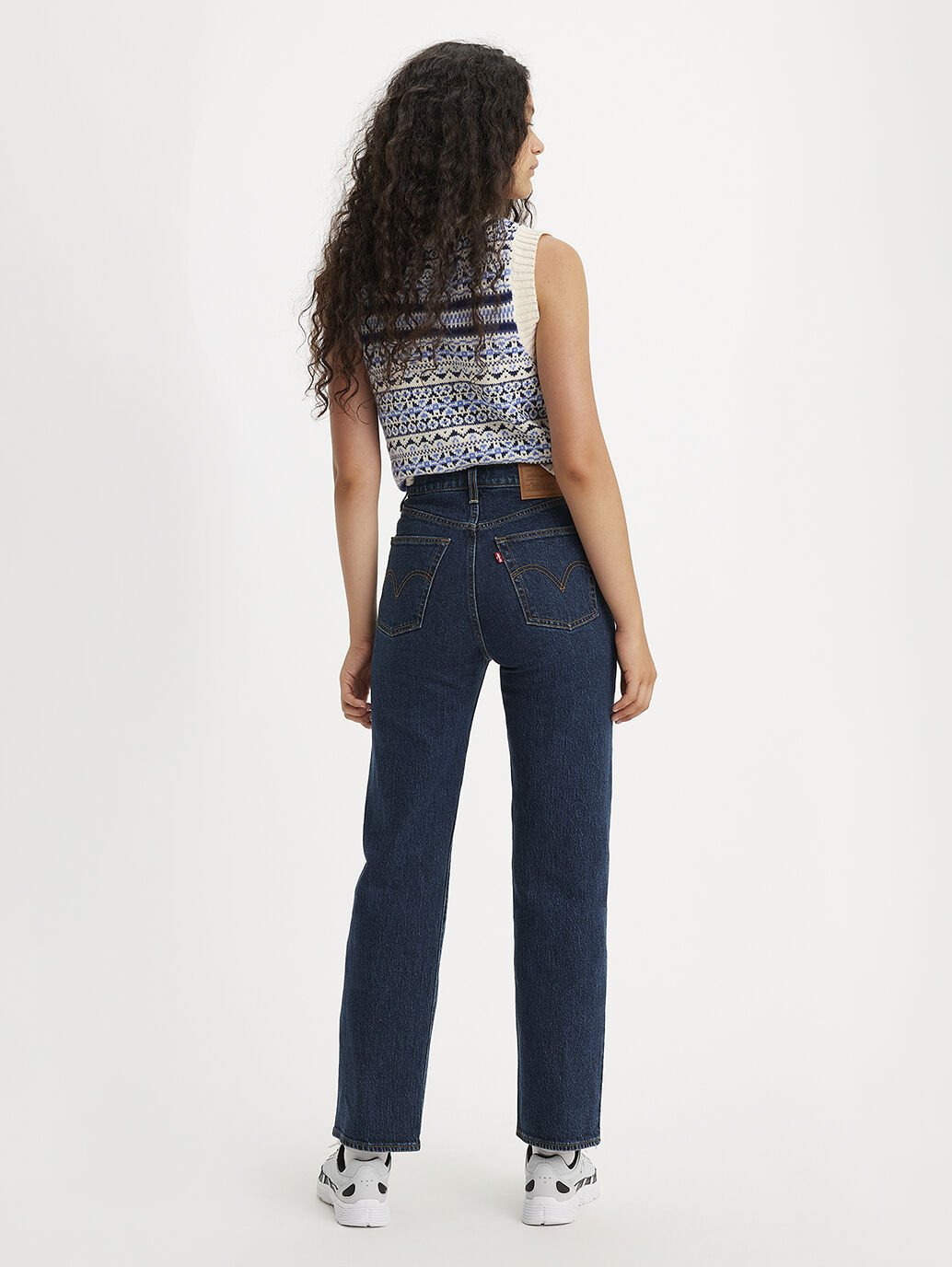 The Salsa Dark Stone WOMEN'S RIBCAGE STRAIGHT ANKLE JEANS by LEVI'S® are currently available at Rawspice Boutique.