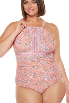 Seychelles High Neck One Piece by Capriosca Swimwear is currently available at Rawspice Boutique, South West Rocks.