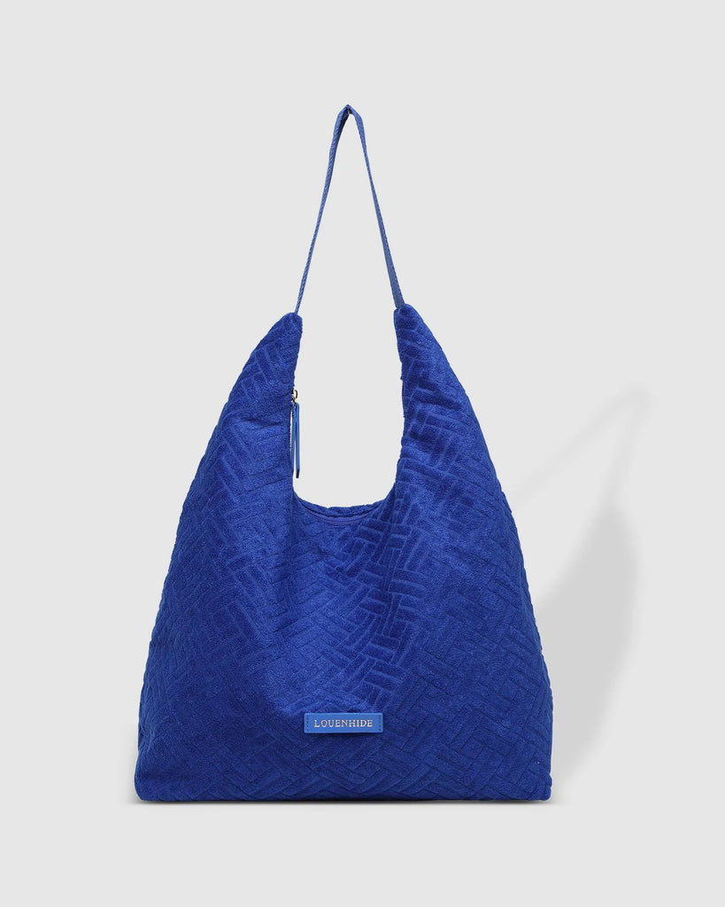 Blue Terry Towelling Bag