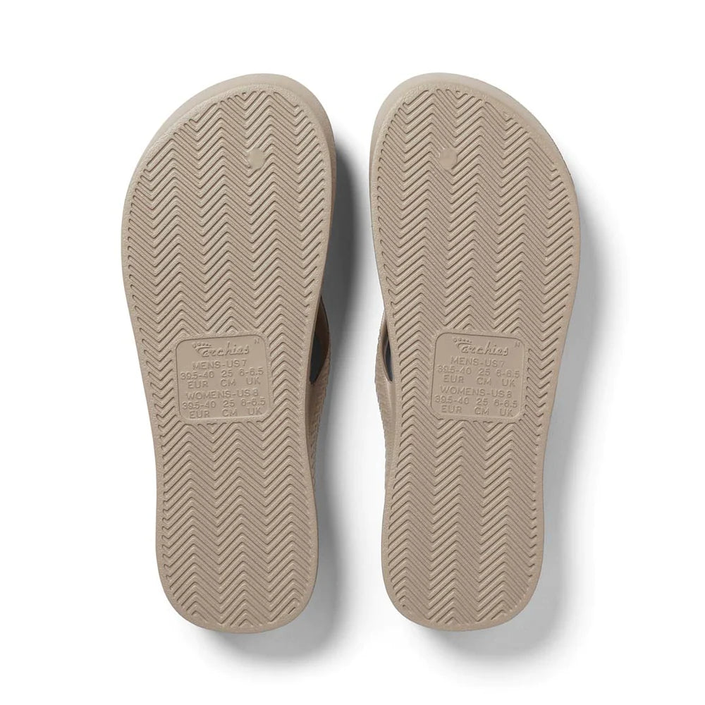 Arch Support Thong - Crystal Taupe by Archies is currently available at Rawspice Boutique, South West Rocks