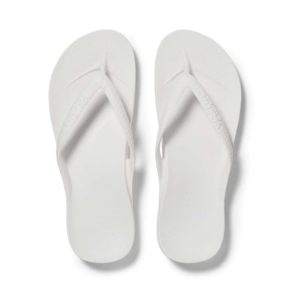 Arch Support Thong - White by Archies is currently available at Rawspice Boutique, South West Rocks.