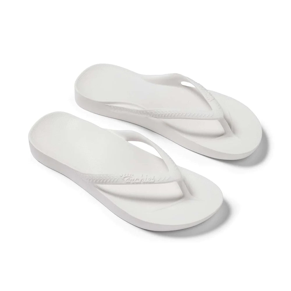 Arch Support Thong - White by Archies is currently available at Rawspice Boutique, South West Rocks.