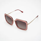 The Crystal Pink Alex Sunglasses by LOCELLO are currently available at Rawspice Boutique.