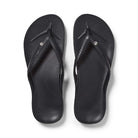 The Crystal Black Arch Support Thong by Archies is available at Rawspice Boutique.