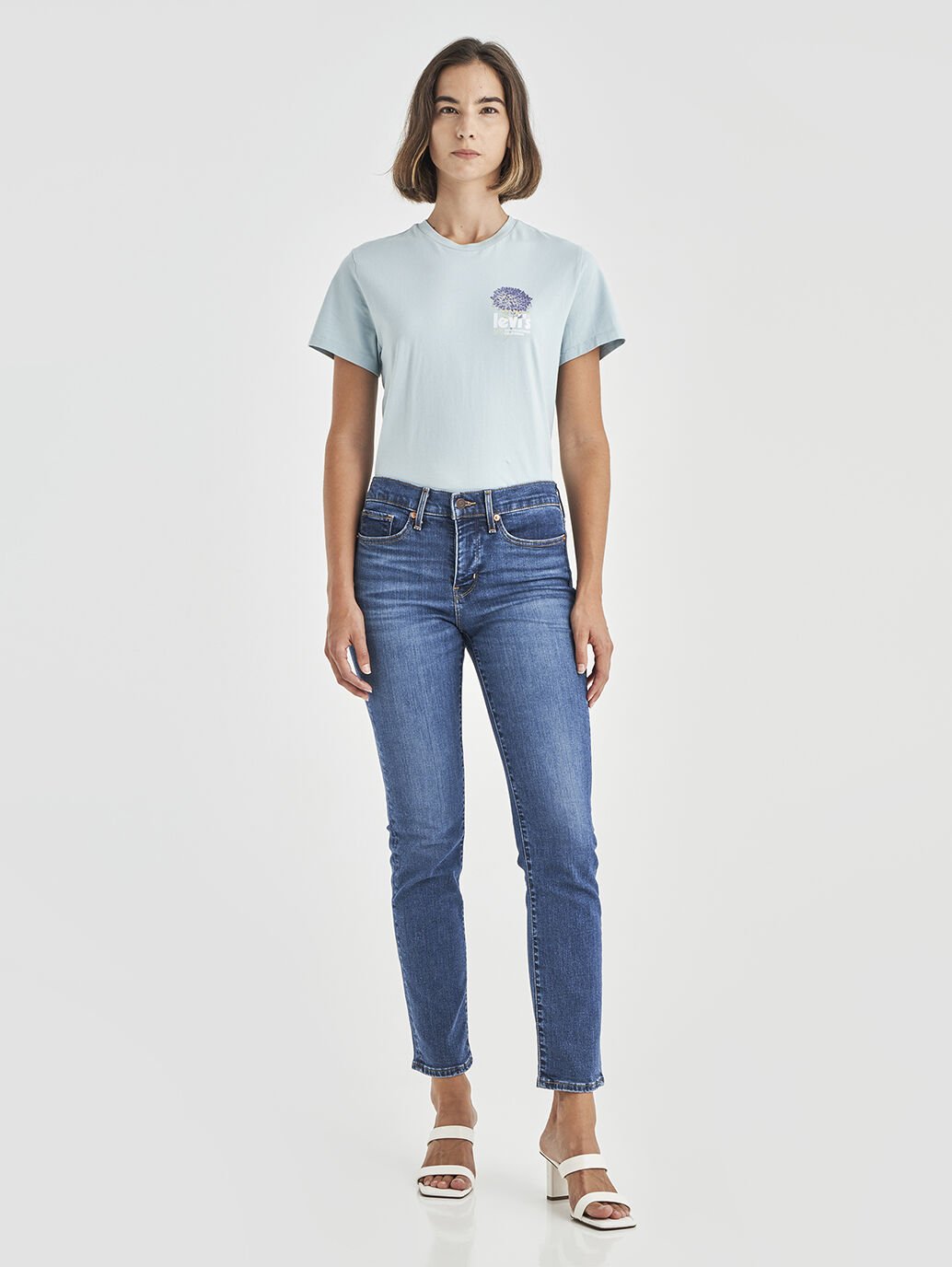 The Blue Wave Mid Women's 312 Shaping Slim Jeans by Levi's® are currently available at Rawspice Boutique.