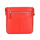 Rugged Hide Darwin Bag, a structured leather crossbody bag with gold fittings, textured Floater leather, versatile adjustable straps, and multiple internal and external pockets. Features a stripe lining for added style.