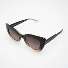 The Ombre Brown EDEN  Sunglasses by LOCELLO are currently available at Rawspice Boutique.