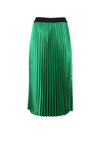 The Green Peace Lily Pleated Skirt by Olga de Polga is currently available at Rawspice Boutique.