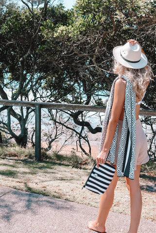 The Ultimate Beach Towel - The Hamilton by Sky Gazer is available at Rawspice Boutique.