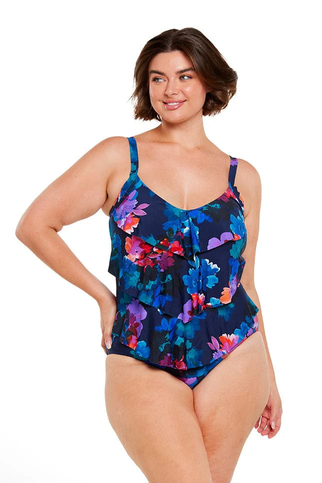 The Montego 3 Tier One Piece by CAPRIOSCA is available at Rawspice Boutique.