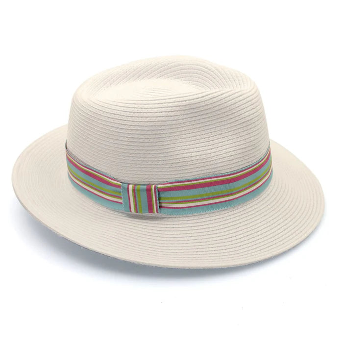 The Peregian Stylish Sun Protection Hat by Canopy Bay by Deborah Hutton is available at Rawspice Boutique.
