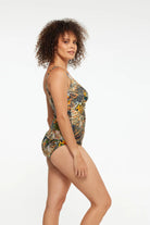 The Zambia Tankini Pleated Top by TOGS is available at Rawspice Boutique.