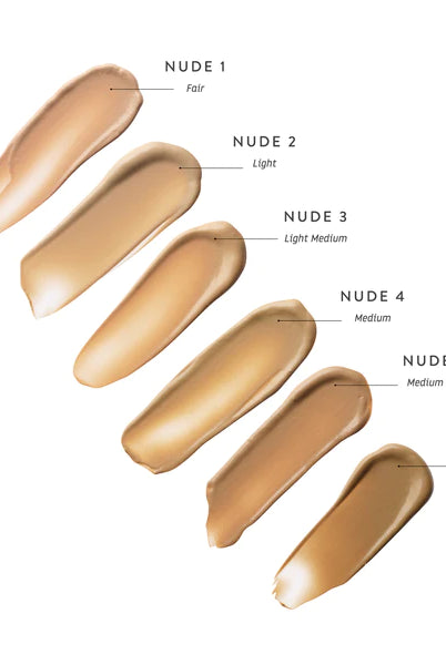 The Nude 4 - Medium Instant Glow Skin Tint by Luk Beautifood is currently available at Rawspice Boutique.