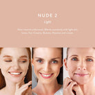 The Nude 2 - Light Instant Glow Skin Tint By Luk Beautifood is currently available at Rawspice Boutique.
