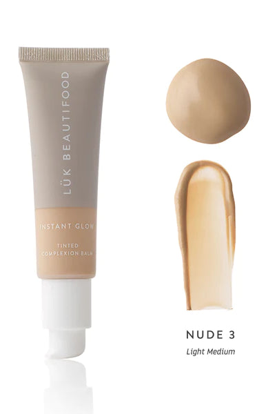 The Nude 3 - Light Medium Instant Glow Skin Tint is currently available at Rawspice Boutique.