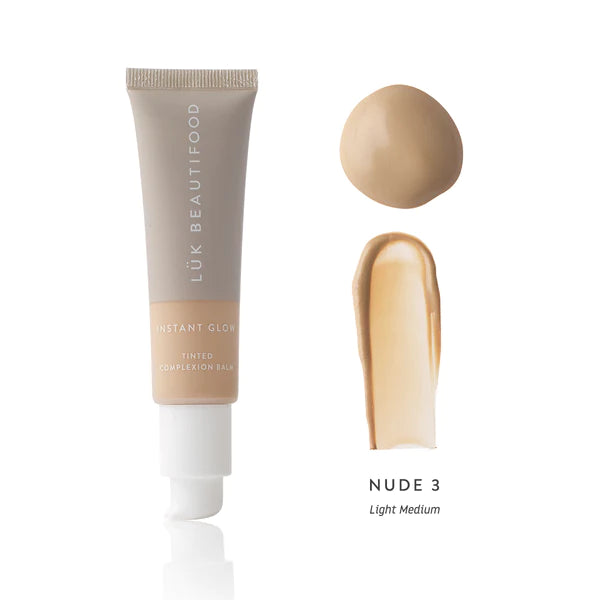 The Nude 3 - Light Medium Instant Glow Skin Tint is currently available at Rawspice Boutique.