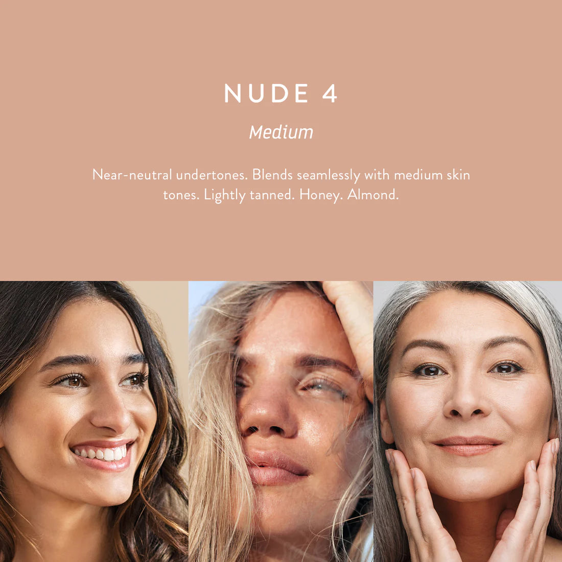 The Nude 4 - Medium Instant Glow Skin Tint by Luk Beautifood is currently available at Rawspice Boutique.