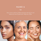 The Nude 6-Tan Instant Glow Skin Tint by Luk Beautifood is currently available at Rawspice Boutique.