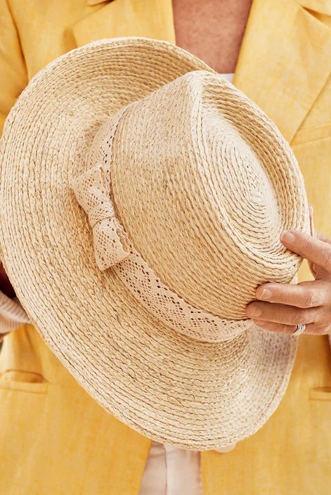 The Stacey - Stylish Sun Protection Hat by Canopy Bay by Deborah Hutton is available at Rawspice Boutique.