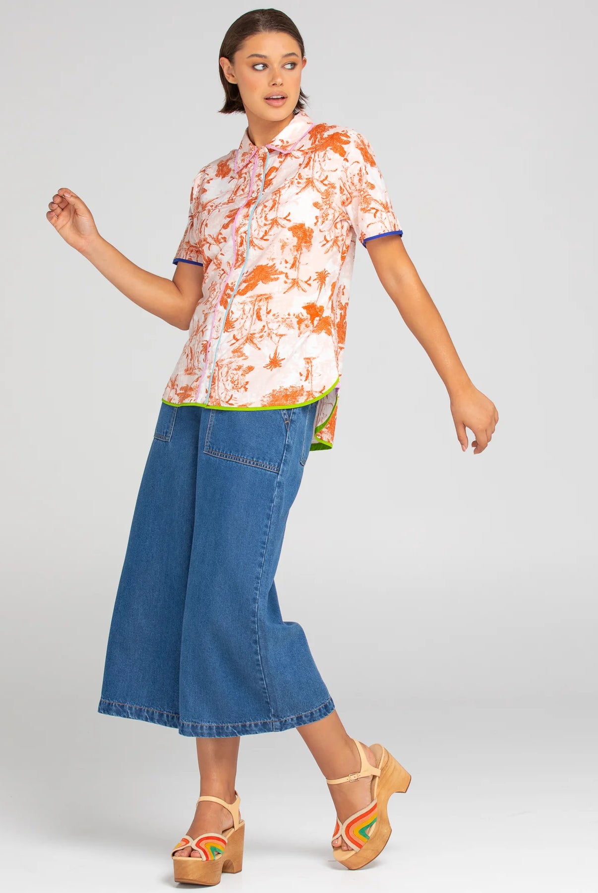 The Western Palm Cuba Shirt by BOOM SHANKAR is available at Rawspice Boutique.