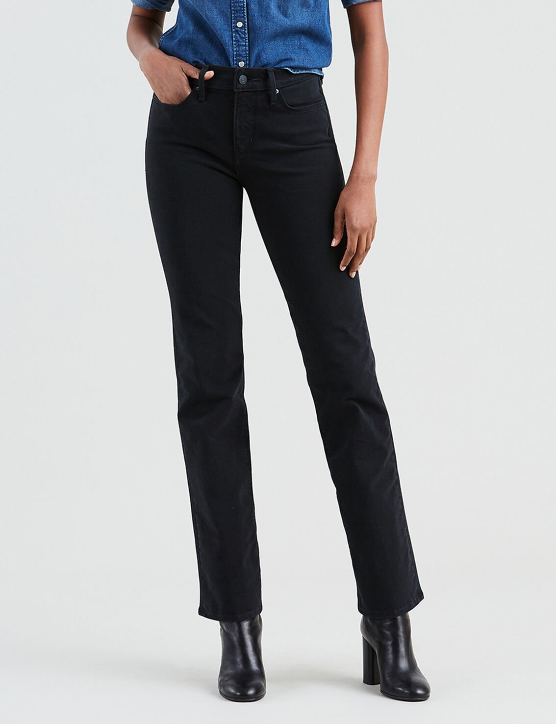 Levi's 314 Shaping Straight Jeans - Black