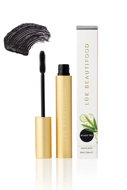 Lash Nourish Mascara - Black Tea by Luk Beautifood is available at Rawspice Boutique.