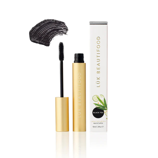 Lash Nourish Mascara - Black Tea by Luk Beautifood is available at Rawspice Boutique.