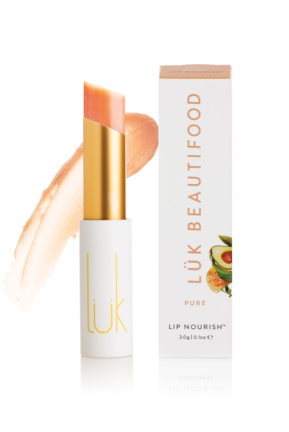 Lip Nourish - Pure by Luk Beautifood available at Rawspice Boutique.
