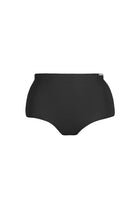Black High-Waisted Bikini Bottoms by Capriosca is available at Rawspice Boutique.