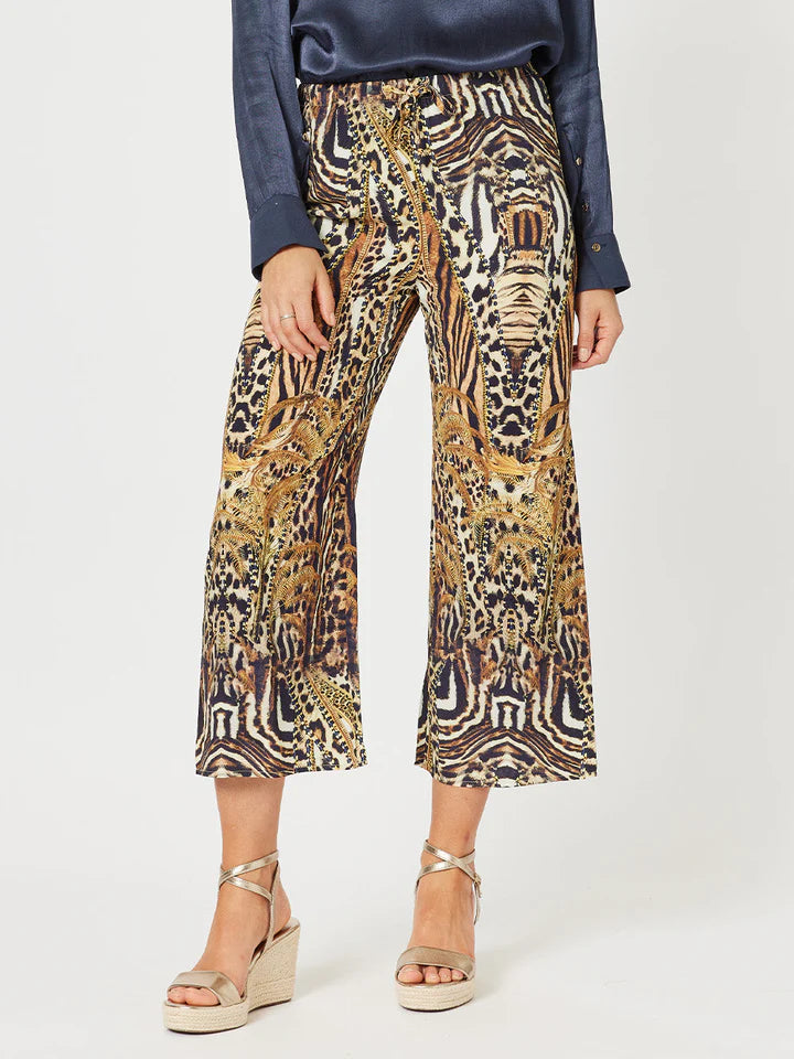 Morocco Animal Print Pants by Hammock & Vine is currently available at Rawspice Boutique, South West Rocks.