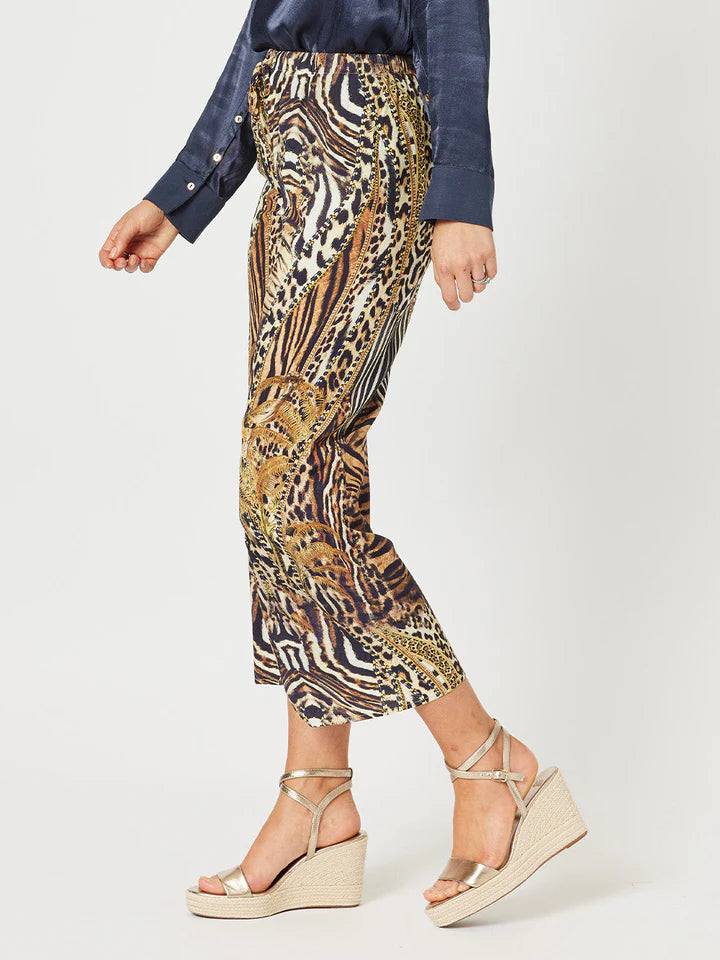 Morocco Animal Print Pants by Hammock & Vine is currently available at Rawspice Boutique, South West Rocks.