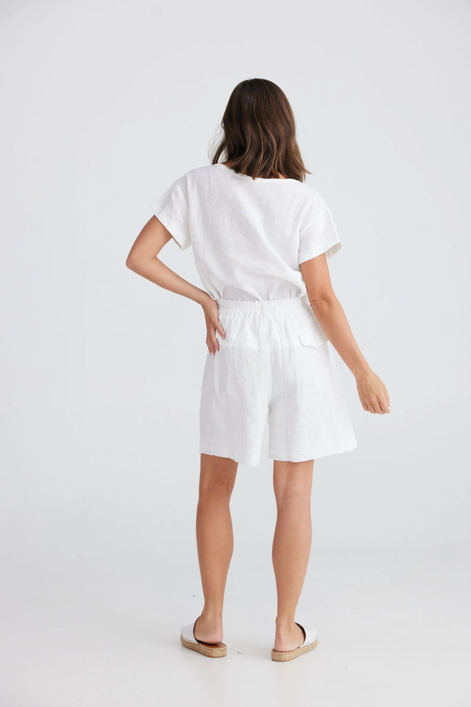 Captain Shorts - White by Holiday is currently available from Rawspice Boutique, South West Rocks.