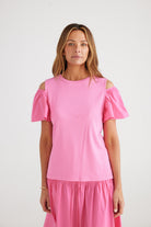 Caro Top - Hot Pink by Brave and True is currently available from Rawspice Boutique, South West Rocks.