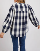 Cedar Check Blouse by Elm is currently available at Rawspice Boutique, South West Rocks. 