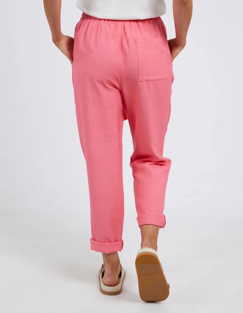 Clem Relaxed Pant Pink Lemonade by Elm is currently available at Rawspice Boutique, South Wet Rocks. 