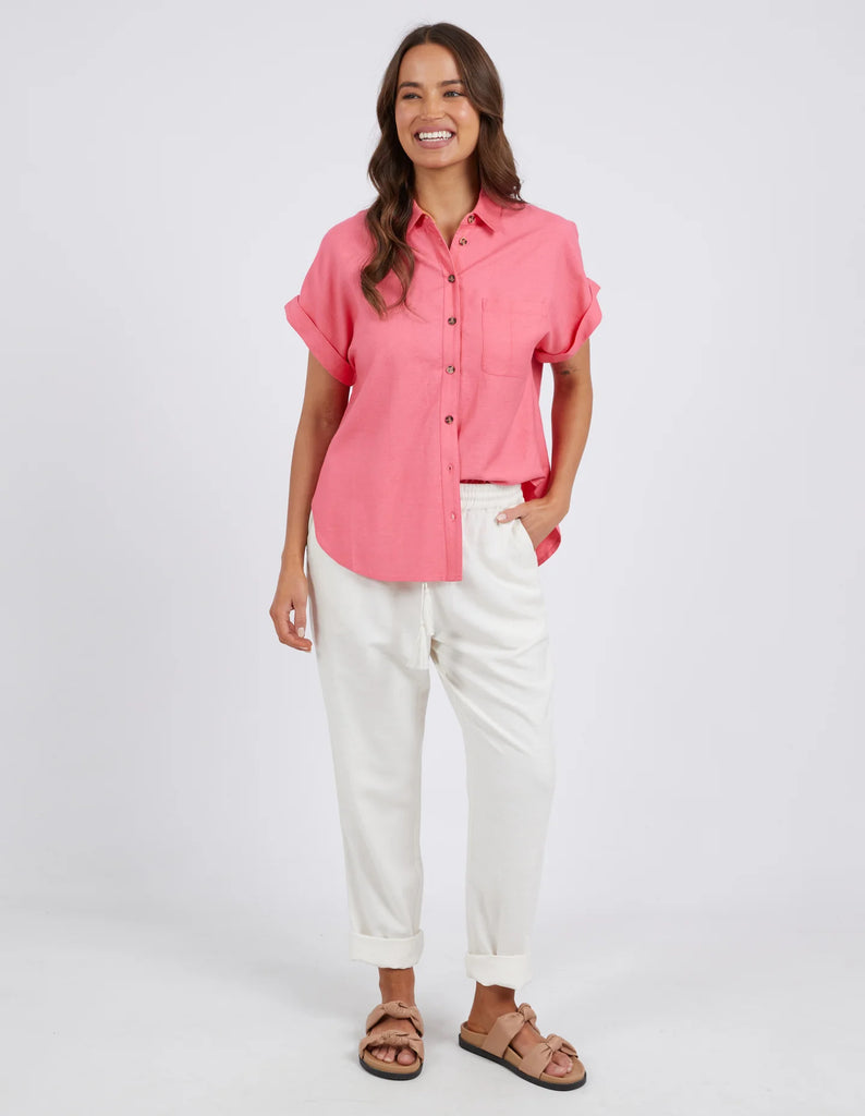 Clem Shirt Pink Lemonade by Elm is currently available at Rawspice Boutique, South West Rocks.