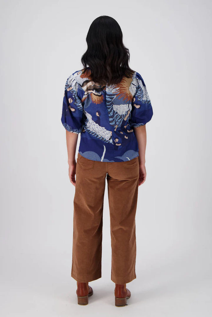 Festival Blouse Blue by Olga De Polga is currently available from Rawspice Boutique, South West Rocks. 