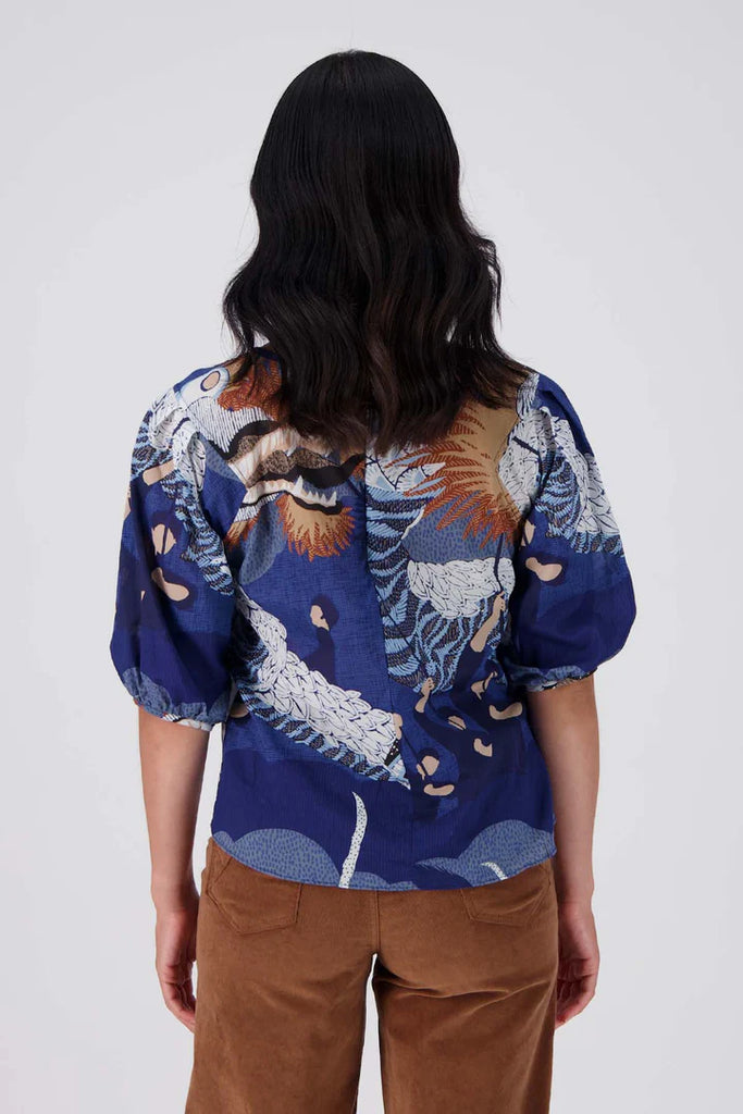 Festival Blouse Blue by Olga De Polga is currently available from Rawspice Boutique, South West Rocks. 