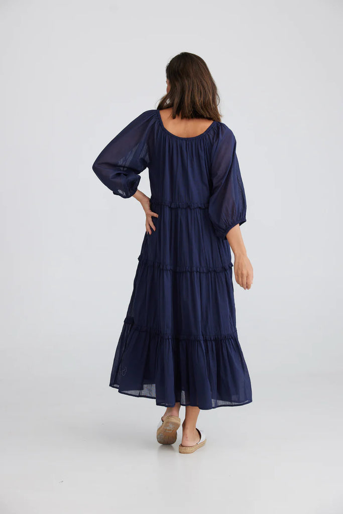 Grenadine Dress - Navy by Holiday is currently available from Rawspice Boutique, South West Rocks. 