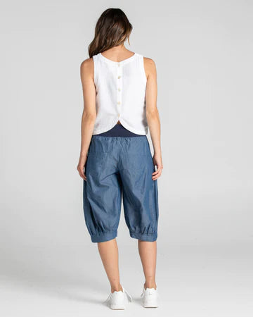 Jada Short Chambray by Boom Shankar is currently available at Rawspice Boutique, South West Rocks. 