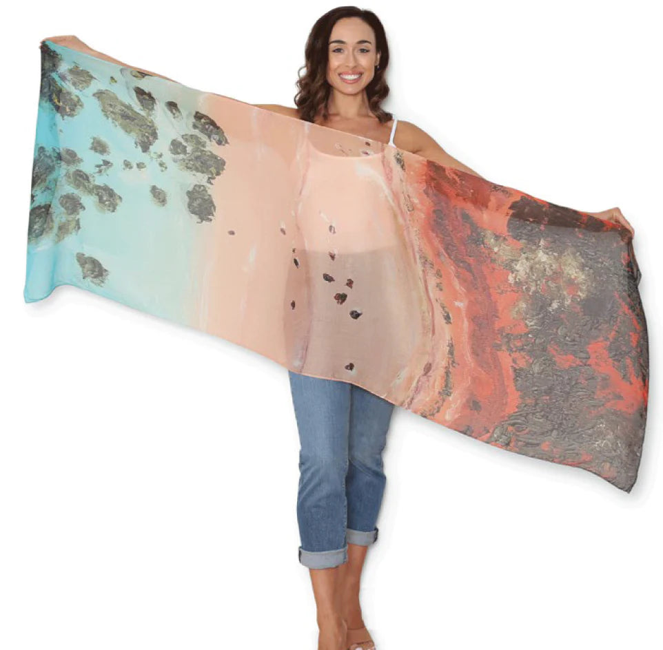 Kimberley Scarf by The Artists Label is currently available from Rawspice Boutique, South West Rocks.