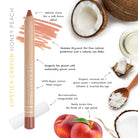 Lipstick Crayon - Honey Peach by Luk Beautifood available at Rawspice Boutique. 