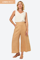 La Vie Crop Pant Caramel by Eb&Ive is currently available from Rawspice Boutique South West Rocks. 